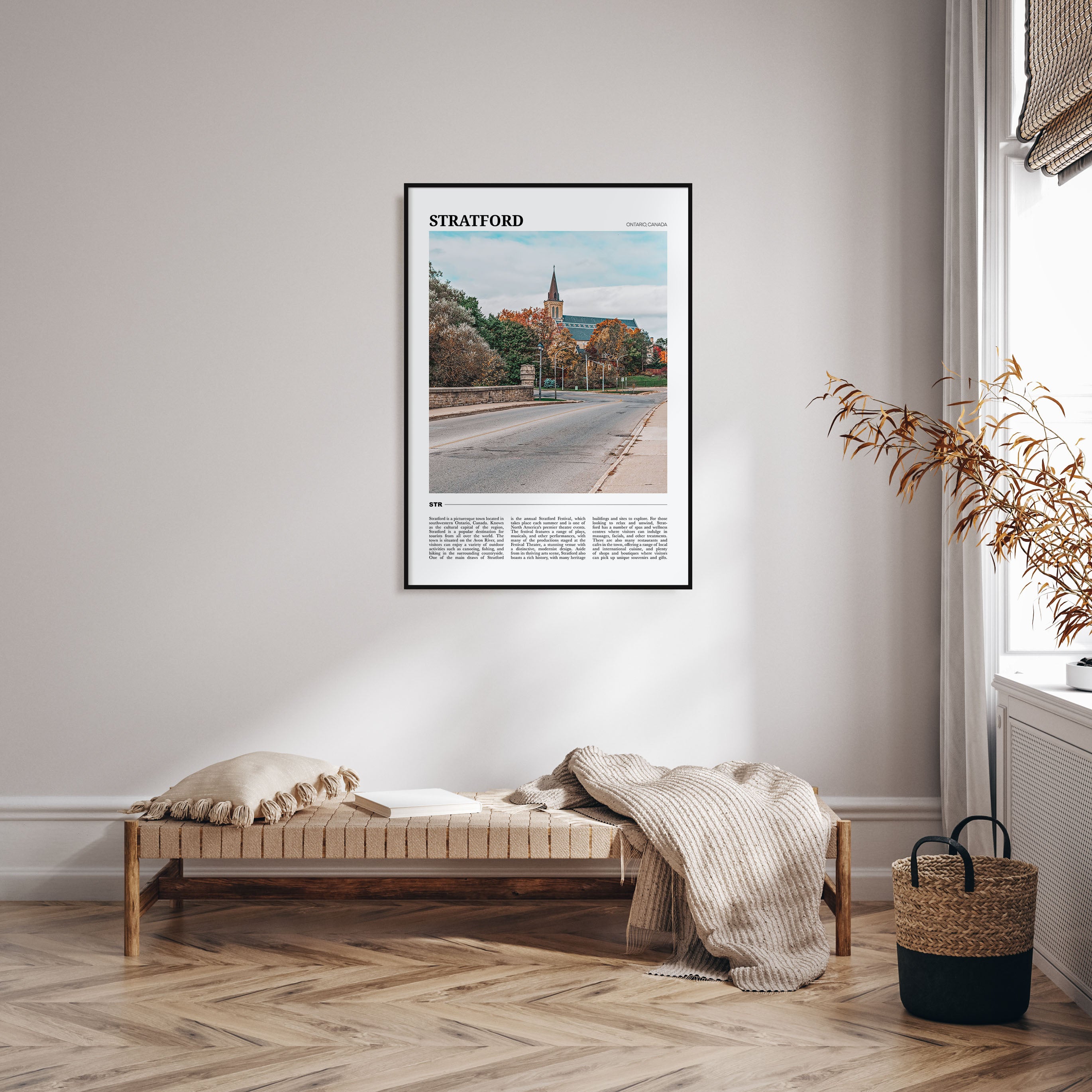 Stratford, Canada Travel Color Poster