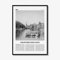 Stratford Upon Avon Print Black and White, Stratford-upon-Avon Wall Art, Stratford-upon-Avon Poster, Stratford-upon-Avon Photo, England, UK