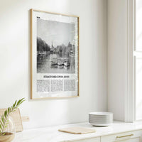 Stratford Upon Avon Print Black and White, Stratford-upon-Avon Wall Art, Stratford-upon-Avon Poster, Stratford-upon-Avon Photo, England, UK