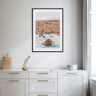 Straw Hat Beach Photo Color Poster