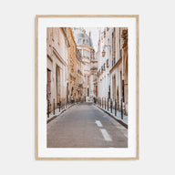 Streets of Paris Photo Color Poster