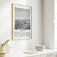 Studio City Print Black and White, Studio City Wall Art, Studio City Poster, Studio City Photo, Los Angeles, California, USA