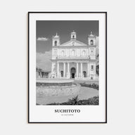 Suchitoto Portrait B&W Poster
