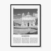 Suchitoto Print Black and White, Suchitoto Wall Art, Suchitoto Poster, Suchitoto Photo, Suchitoto Wall Décor, El Salvador
