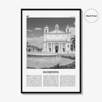 Suchitoto Print Black and White, Suchitoto Wall Art, Suchitoto Poster, Suchitoto Photo, Suchitoto Wall Décor, El Salvador
