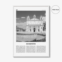 Suchitoto Print Black and White, Suchitoto Wall Art, Suchitoto Poster, Suchitoto Photo, Suchitoto Wall Décor, El Salvador