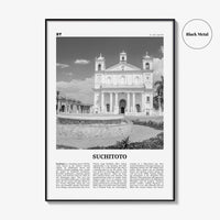 Suchitoto Print Black and White, Suchitoto Wall Art, Suchitoto Poster, Suchitoto Photo, Suchitoto Wall Décor, El Salvador