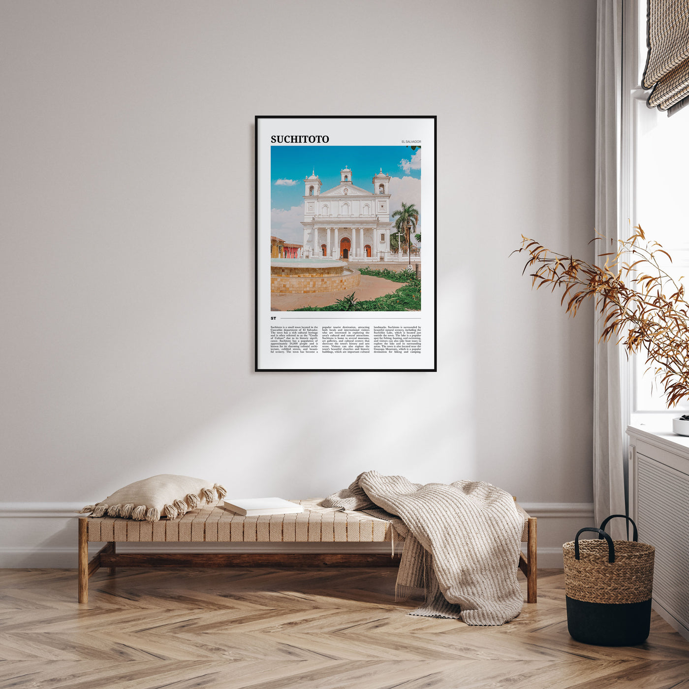 Suchitoto Travel Color Poster