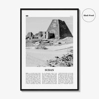 Sudan Print Black and White, Sudan Wall Art, Sudan Poster, Sudan Photo, Sudan Wall Decor, Country Art Print, Khartoum, Africa