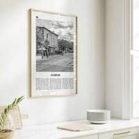 Sudbury Print Black and White, Sudbury Wall Art, Sudbury Poster, Sudbury Photo, Sudbury Wall Décor, Sudbury Map, Ontario, Canada