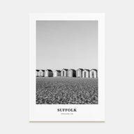 Suffolk Portrait B&W Poster