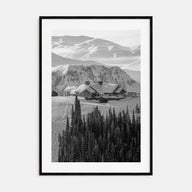 Sun Valley Photo B&W Poster