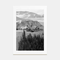 Sun Valley Photo B&W Poster