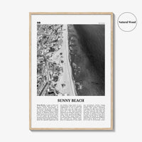 Sunny Beach Print Black and White, Sunny Beach Wall Art, Sunny Beach Poster, Sunny Beach Photo, Слънчев бряг, Bulgaria, Burgas