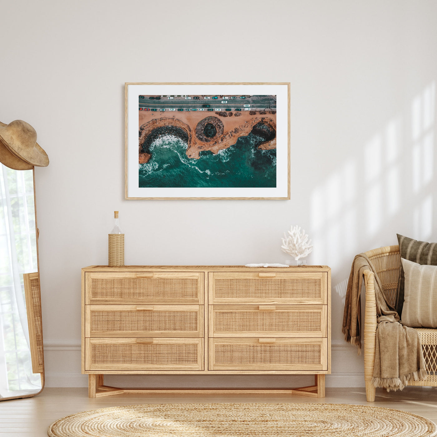 Sunset Cliffs Landscape Color Poster
