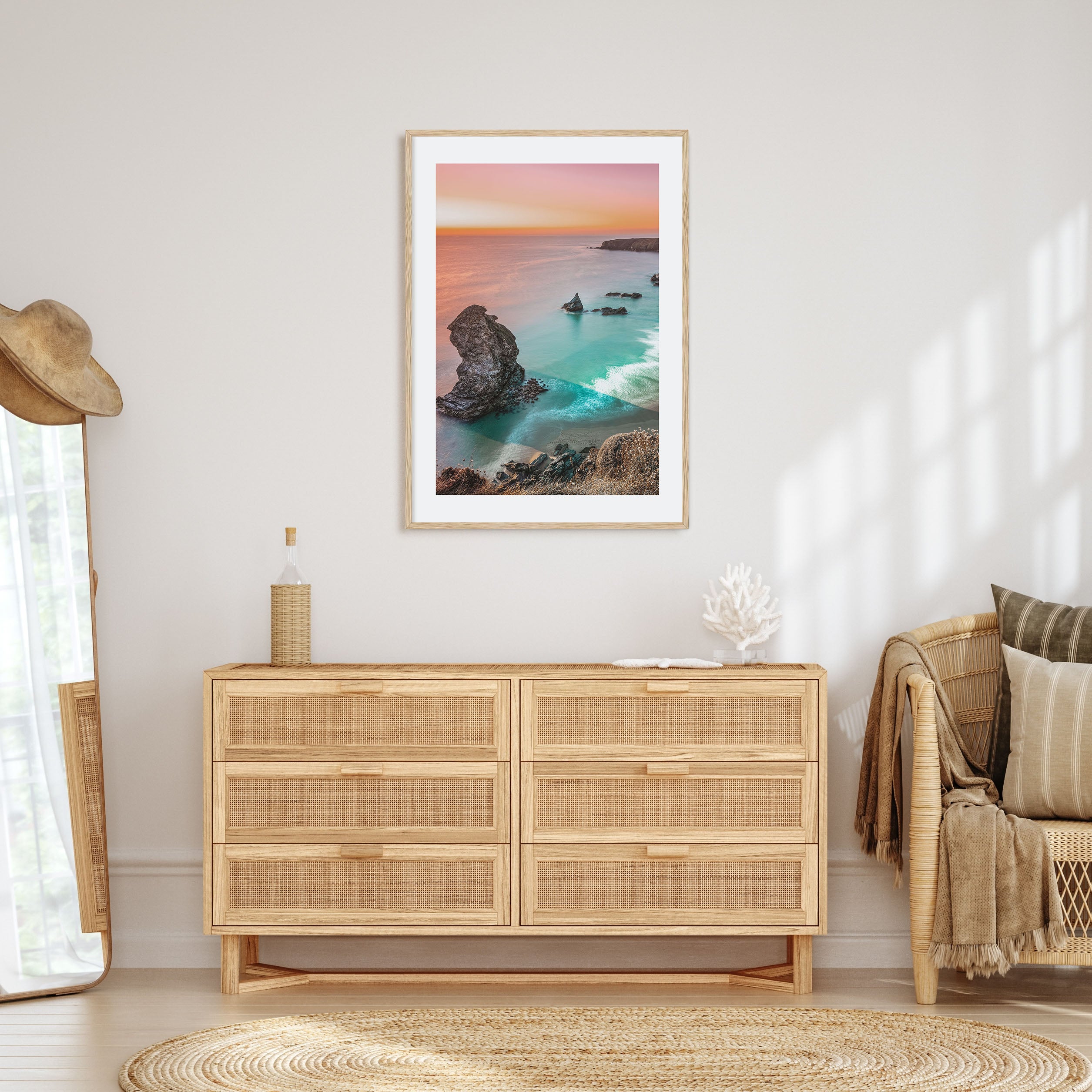 Sunset Cliffs Photo Color No 1 Poster