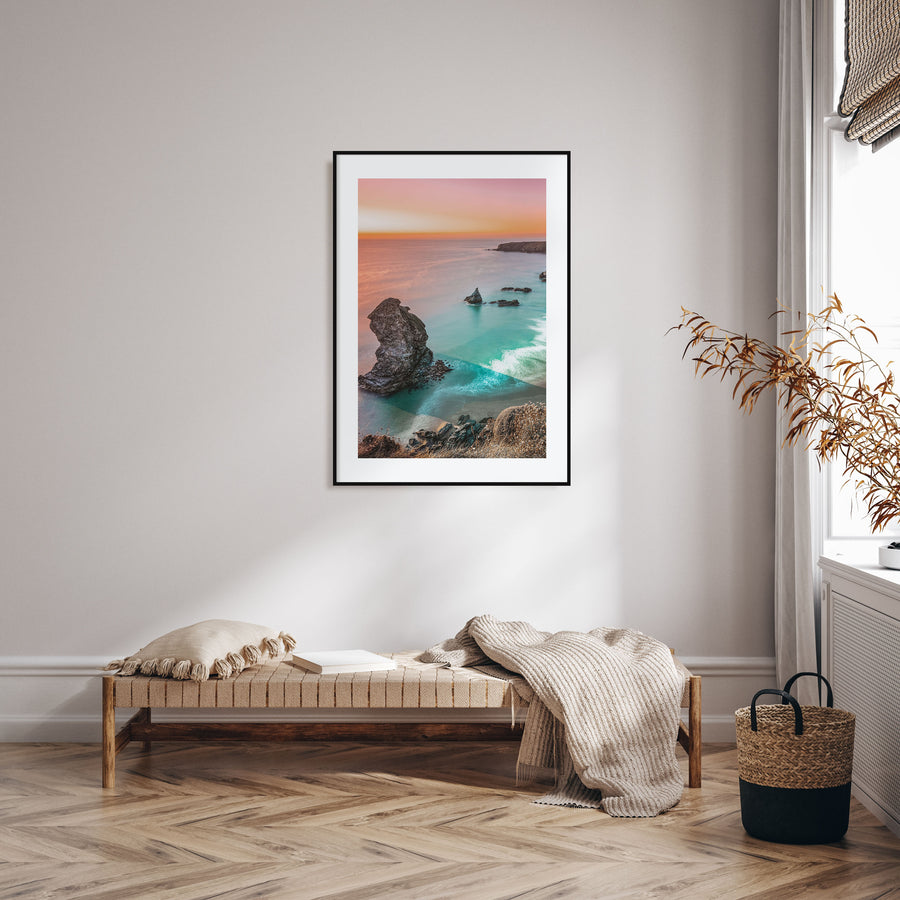 Sunset Cliffs Photo Color No 1 Poster