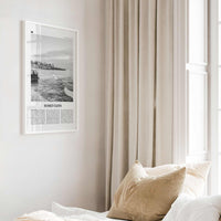 Sunset Cliffs Print Black and White, Sunset Cliffs Wall Art, Sunset Cliffs Poster, Sunset Cliffs Photo, San Diego, California, USA