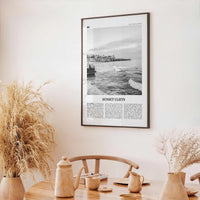 Sunset Cliffs Print Black and White, Sunset Cliffs Wall Art, Sunset Cliffs Poster, Sunset Cliffs Photo, San Diego, California, USA