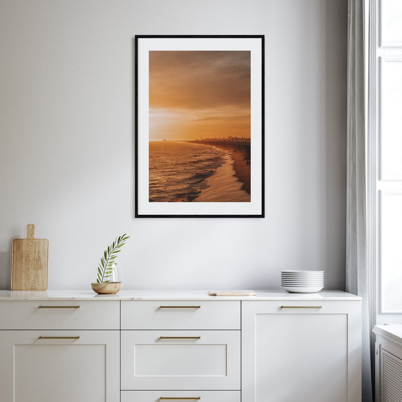 Sunset Coast Photo Color No 1 Poster