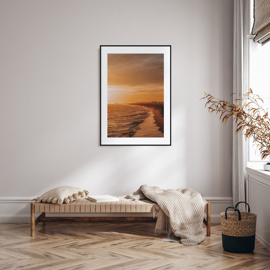 Sunset Coast Photo Color No 1 Poster