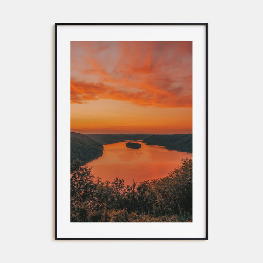 Sunset Landscape Photo Color No 1 Poster