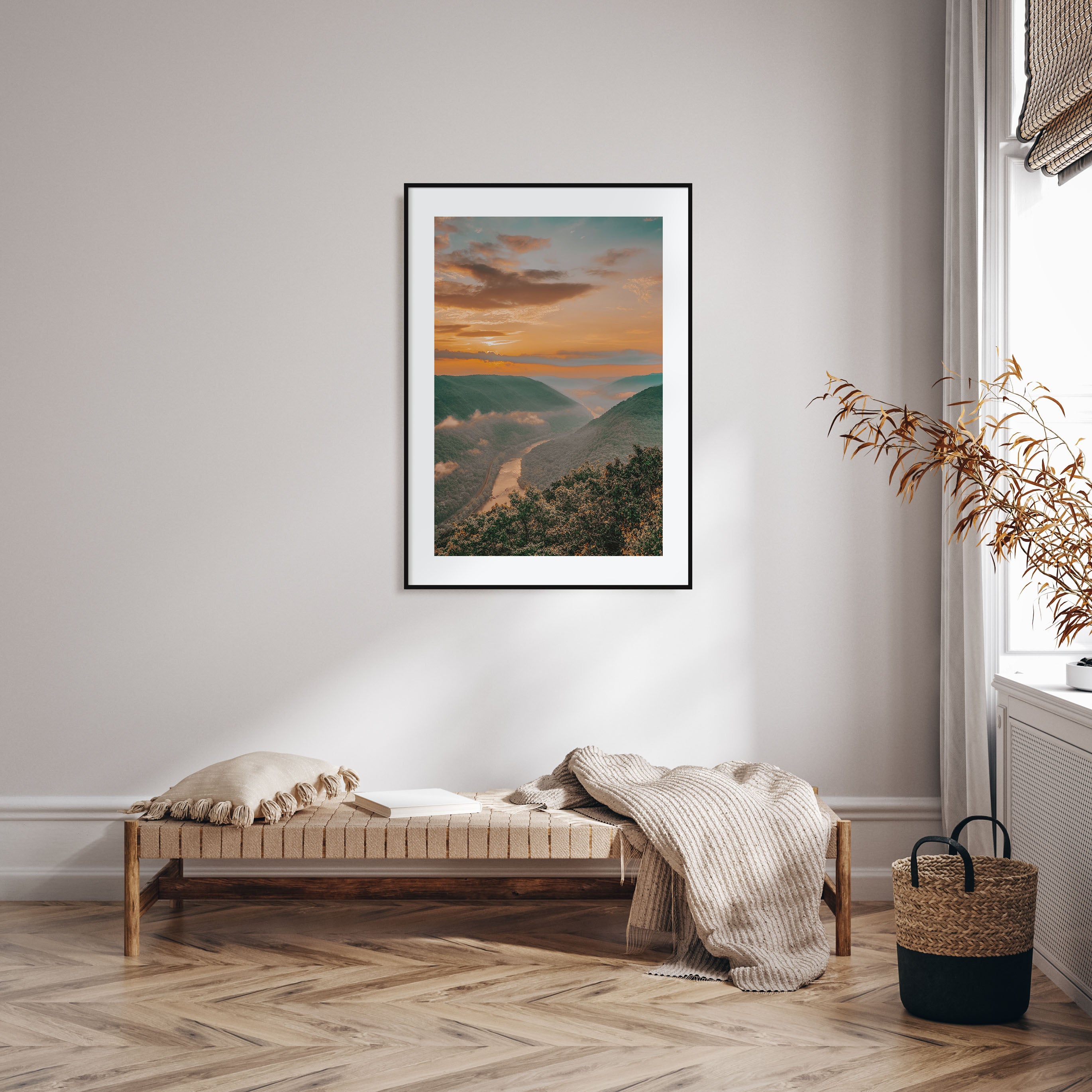 Sunset Landscape Photo Color No 3 Poster