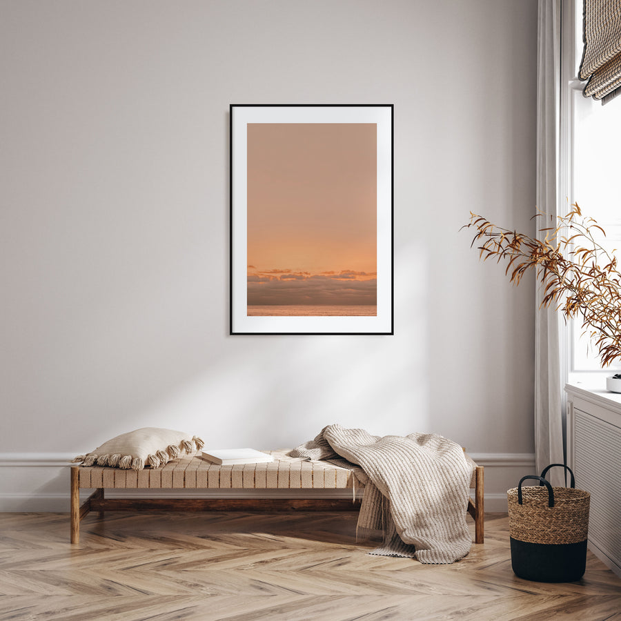 Sunset Ocean Photo Color No 1 Poster