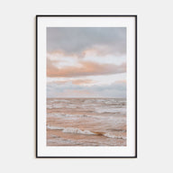Sunset Waves Photo Color No 1 Poster