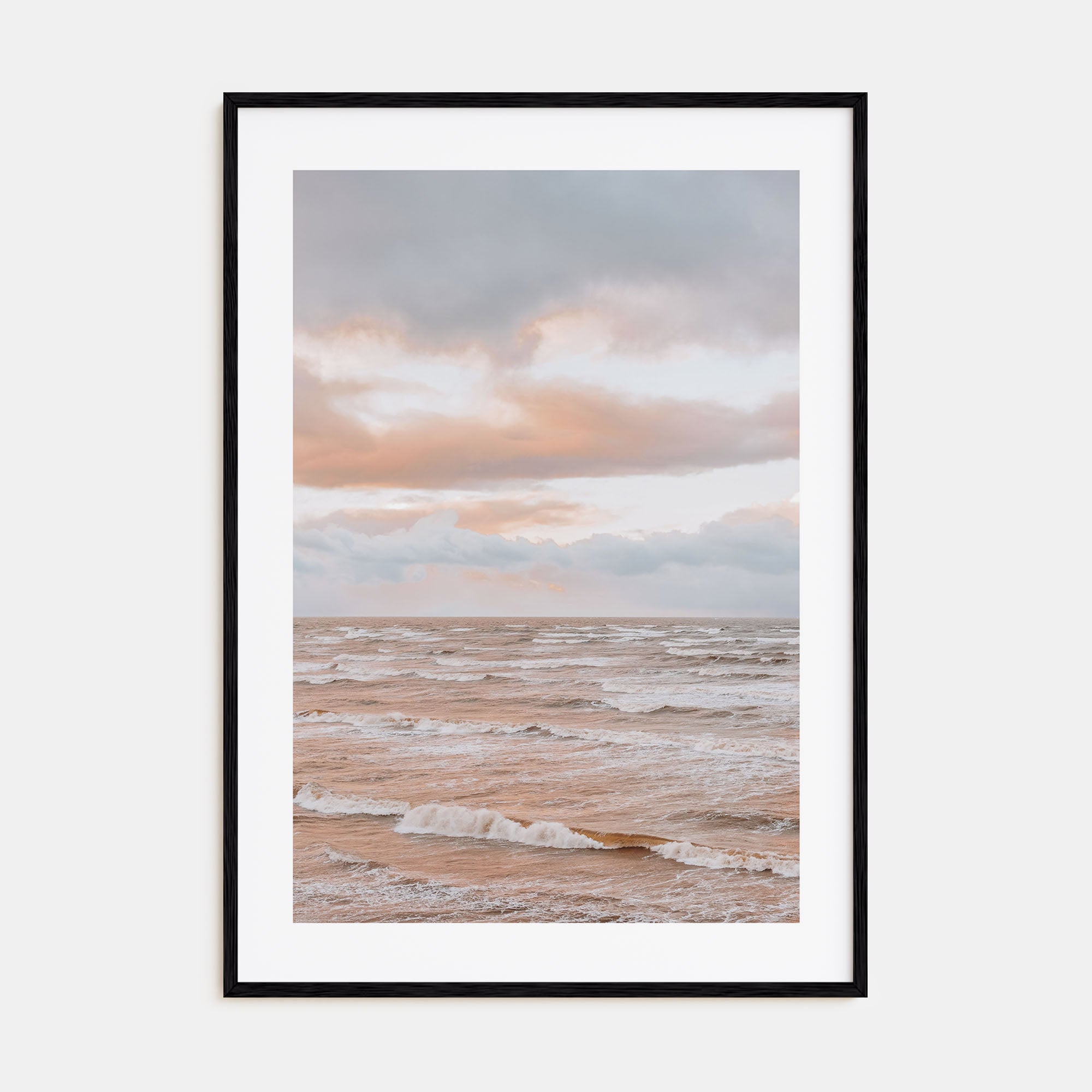 Sunset Waves Photo Color No 1 Poster