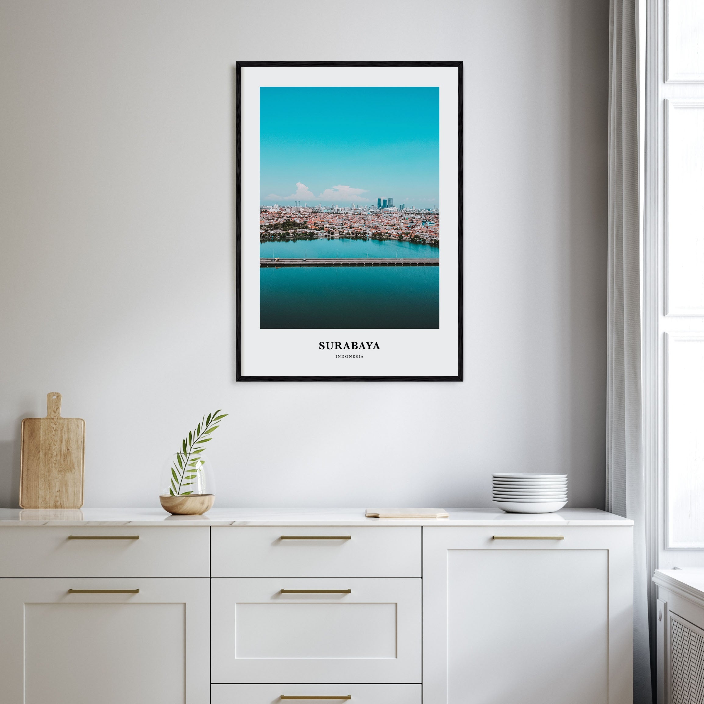 Surabaya Portrait Color Poster