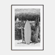 Surfboard Photo B&W No 1 Poster
