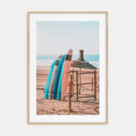 Surfboards Photo Color No 1 Poster