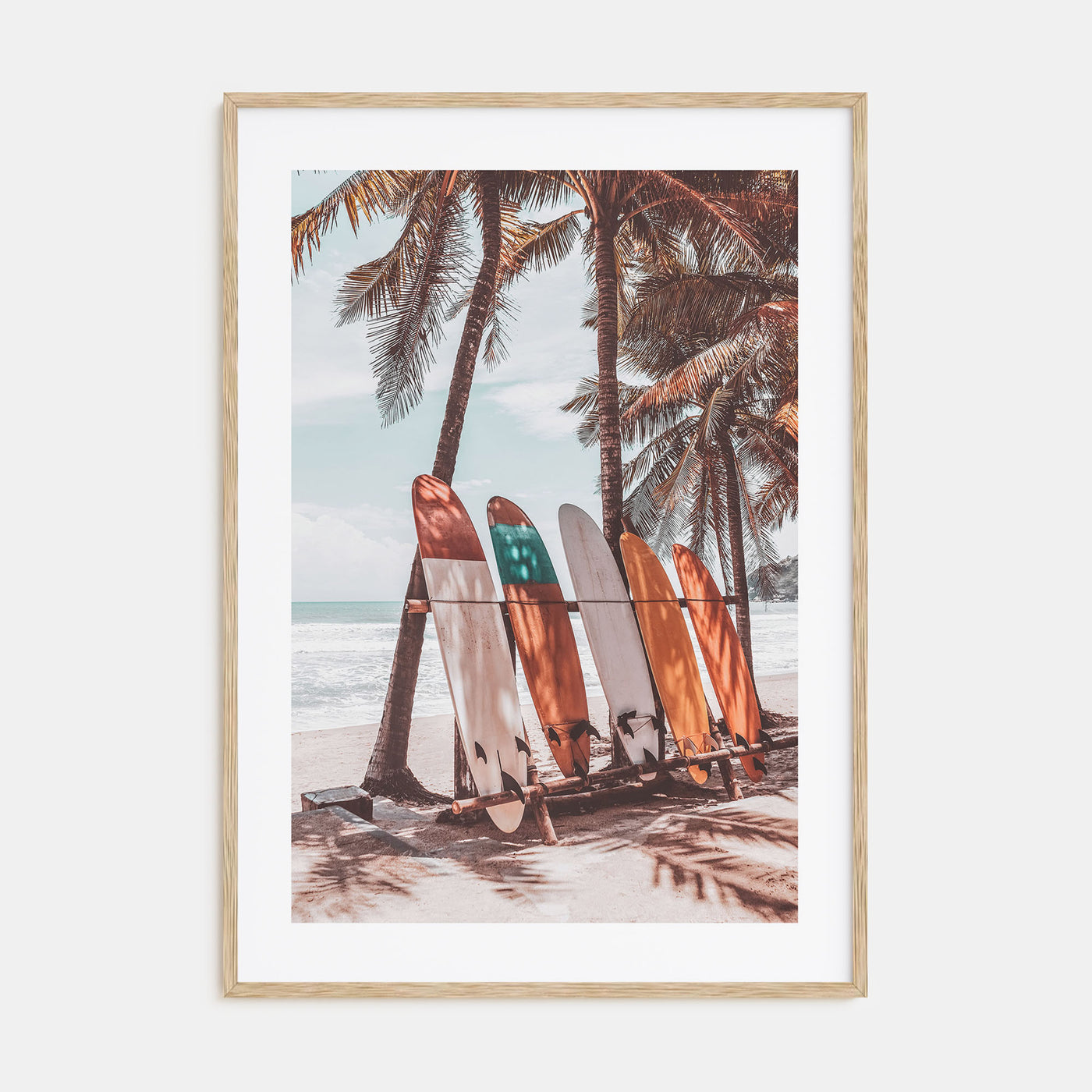 Surfboards Photo Color No 4 Poster