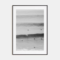 Surfer Photo B&W No 2 Poster