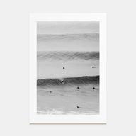 Surfer Photo B&W No 2 Poster