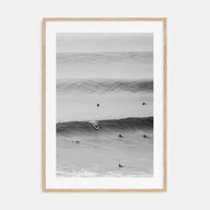 Surfer Photo B&W No 2 Poster