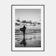 Surfer Photo B&W No 4 Poster