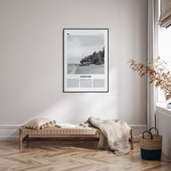 Suriname Travel B&W Poster