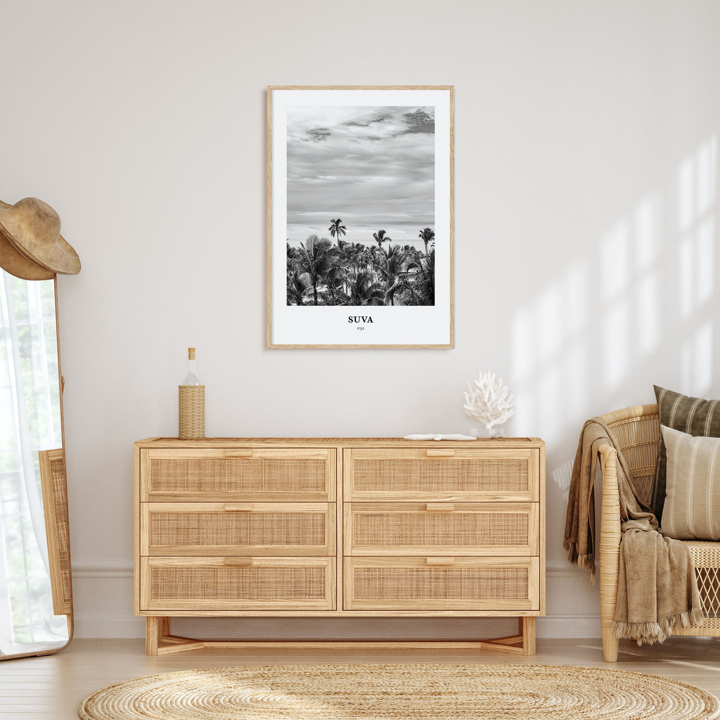 Suva Portrait B&W Poster