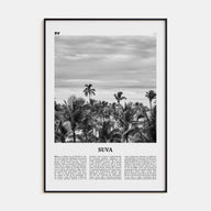 Suva Travel B&W Poster