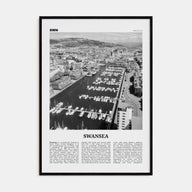 Swansea Travel B&W Poster