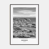 Sweden Portrait B&W Poster