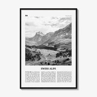 Swiss Alps Print Black and White, Swiss Alps Wall Art, Swiss Alps Poster, Swiss Alps Photo, Swiss Alps Wall Décor, Switzerland