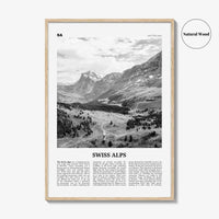 Swiss Alps Print Black and White, Swiss Alps Wall Art, Swiss Alps Poster, Swiss Alps Photo, Swiss Alps Wall Décor, Switzerland