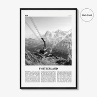 Switzerland Print Black and White, Switzerland Wall Art, Switzerland Poster, Switzerland, Swiss, Schweizerische, Suisse, Schweiz, Europe