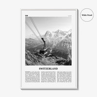 Switzerland Print Black and White, Switzerland Wall Art, Switzerland Poster, Switzerland, Swiss, Schweizerische, Suisse, Schweiz, Europe