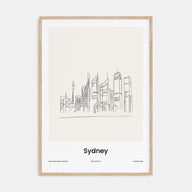 Sydney Drawn No 1 Poster