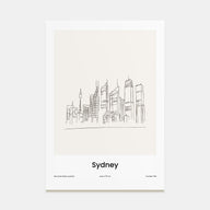 Sydney Drawn No 1 Poster