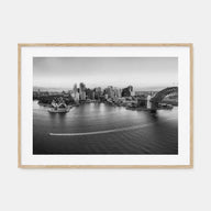 Sydney Landscape B&W No 1 Poster
